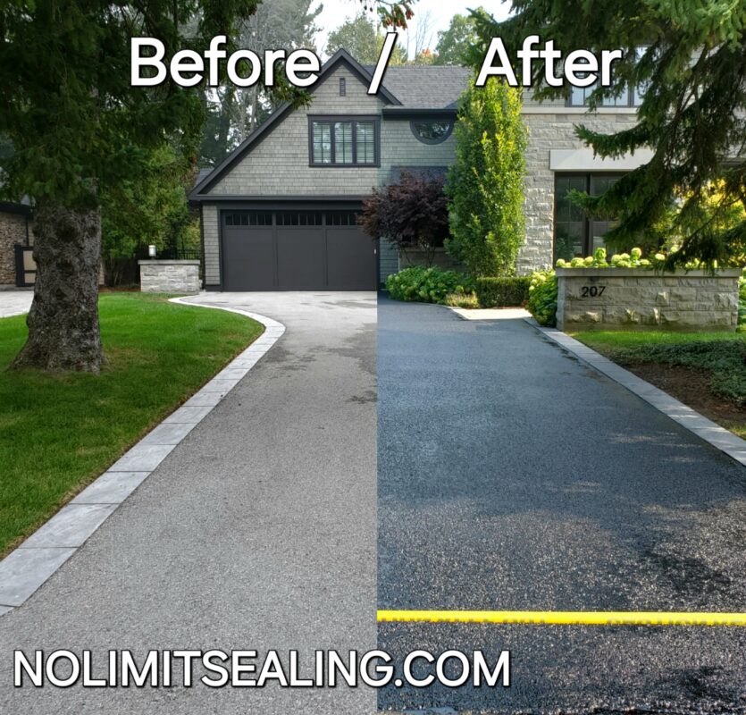 Driveway Sealing - No Limit Sealing No Limit Sealing - Affordable Driveway Sealing, Interlock Sealing, Garage Ramp Installation, Driveway Extension, Crack Filling, Driveway Painting and Asphalt Maintenance in Vaughan, Richmond Hill, Maple, Markham, Woodbridge, Aurora.