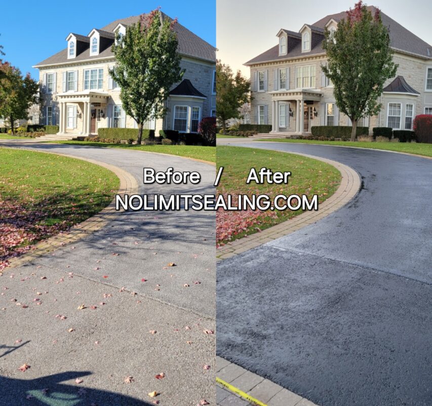 No Limit Sealing - Affordable Driveway Sealing, Interlock Sealing, Garage Ramp Installation, Driveway Extension, Crack Filling, Driveway Painting and Asphalt Maintenance in Vaughan, Richmond Hill, Maple, Markham, Woodbridge, Aurora.