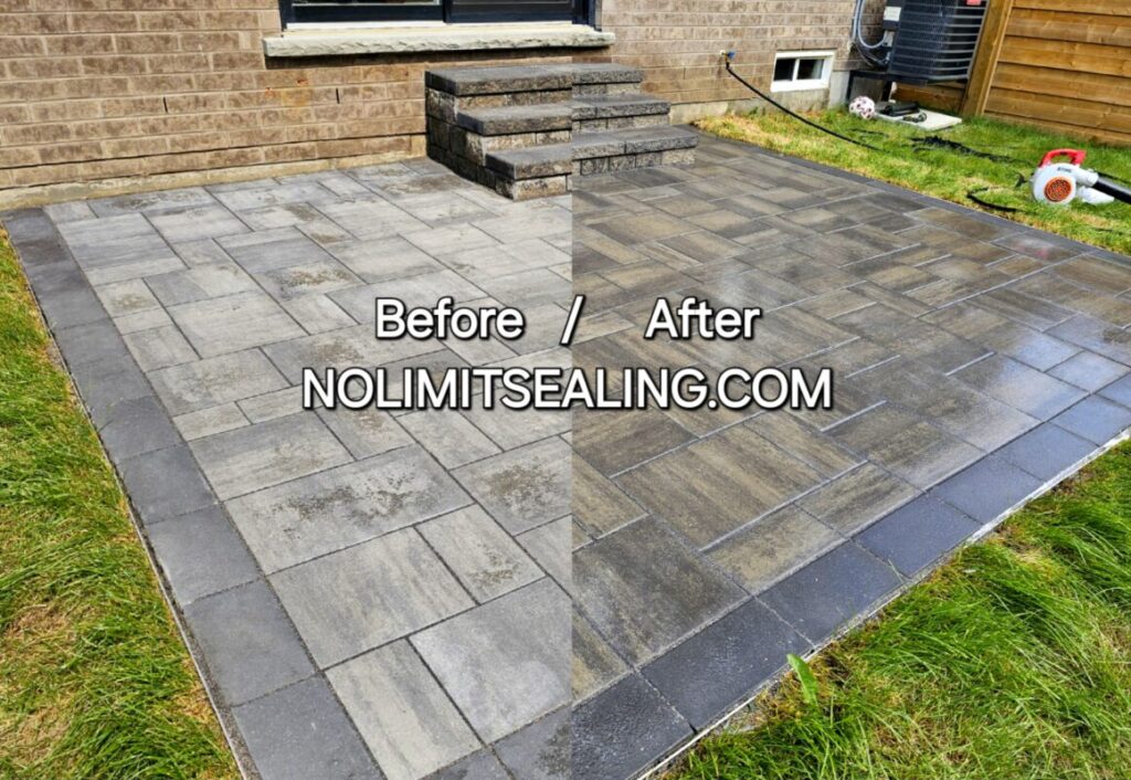 No Limit Sealing - Affordable Driveway Sealing, Interlock Sealing, Garage Ramp Installation, Driveway Extension, Crack Filling, Driveway Painting and Asphalt Maintenance in Vaughan, Richmond Hill, Maple, Markham, Woodbridge, Aurora - interlock sealing and repair