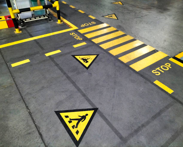 No Limit Sealing - Affordable Driveway Sealing, Interlock Sealing, Garage Ramp Installation, Driveway Extension, Crack Filling, Driveway Painting and Asphalt Maintenance in Vaughan, Richmond Hill, Maple, Markham, Woodbridge, Aurora - Parking Lot Line Striping Painting 4 - Crosswalks and Pedestrian Safety Zones