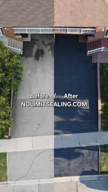 No Limit Sealing - Affordable Driveway Sealing, Interlock Sealing, Garage Ramp Installation, Driveway Extension, Crack Filling, Driveway Painting and Asphalt Maintenance in Vaughan, Richmond Hill, Maple, Markham, Woodbridge, Aurora - interlock sealing and repair - driveway maintenance