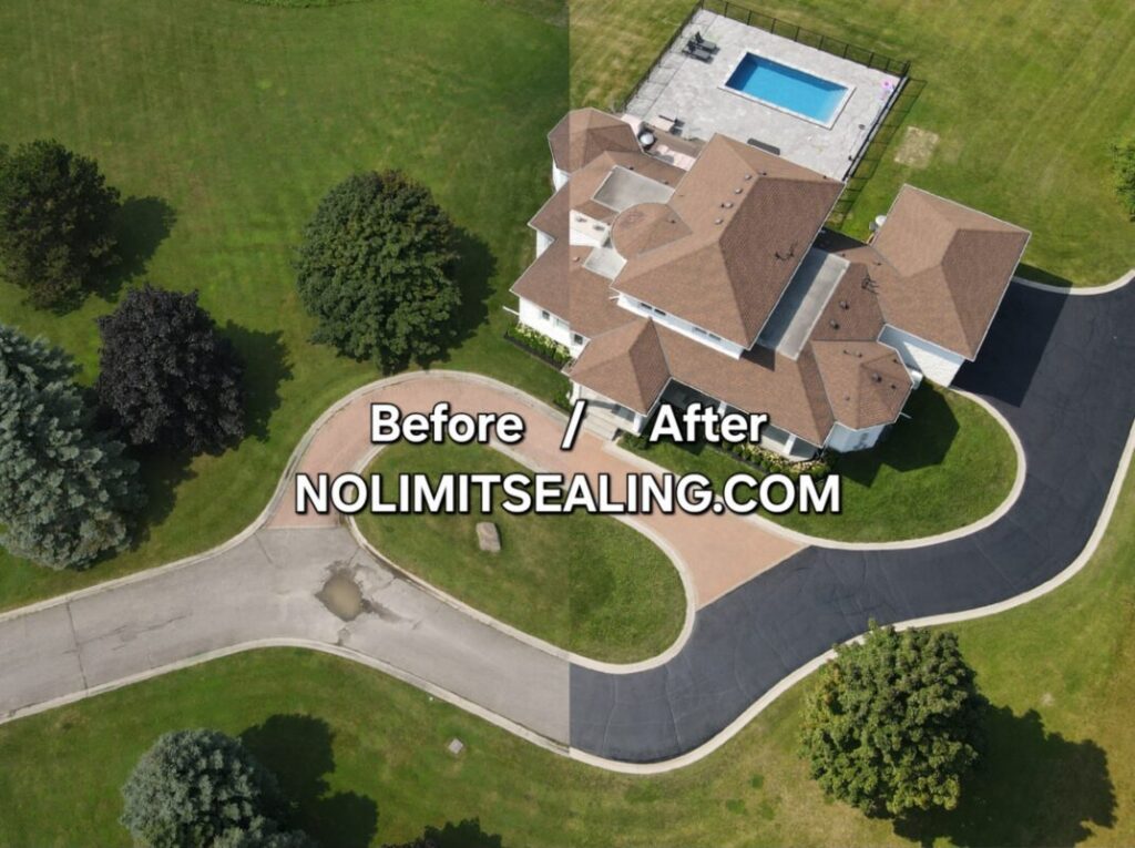 No Limit Sealing - Affordable Driveway Sealing, Interlock Sealing, Garage Ramp Installation, Driveway Extension, Crack Filling, Driveway Painting and Asphalt Maintenance in Vaughan, Richmond Hill, Maple, Markham, Woodbridge, Aurora - interlock sealing and repair - driveway maintenance
