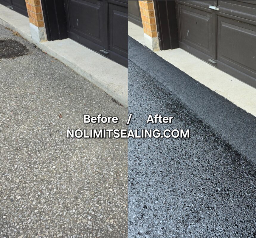 No Limit Sealing - Affordable Driveway Sealing, Interlock Sealing, Garage Ramp Installation, Driveway Extension, Crack Filling, Driveway Painting and Asphalt Maintenance in Vaughan, Richmond Hill, Maple, Markham, Woodbridge, Aurora - interlock sealing and repair - driveway maintenance