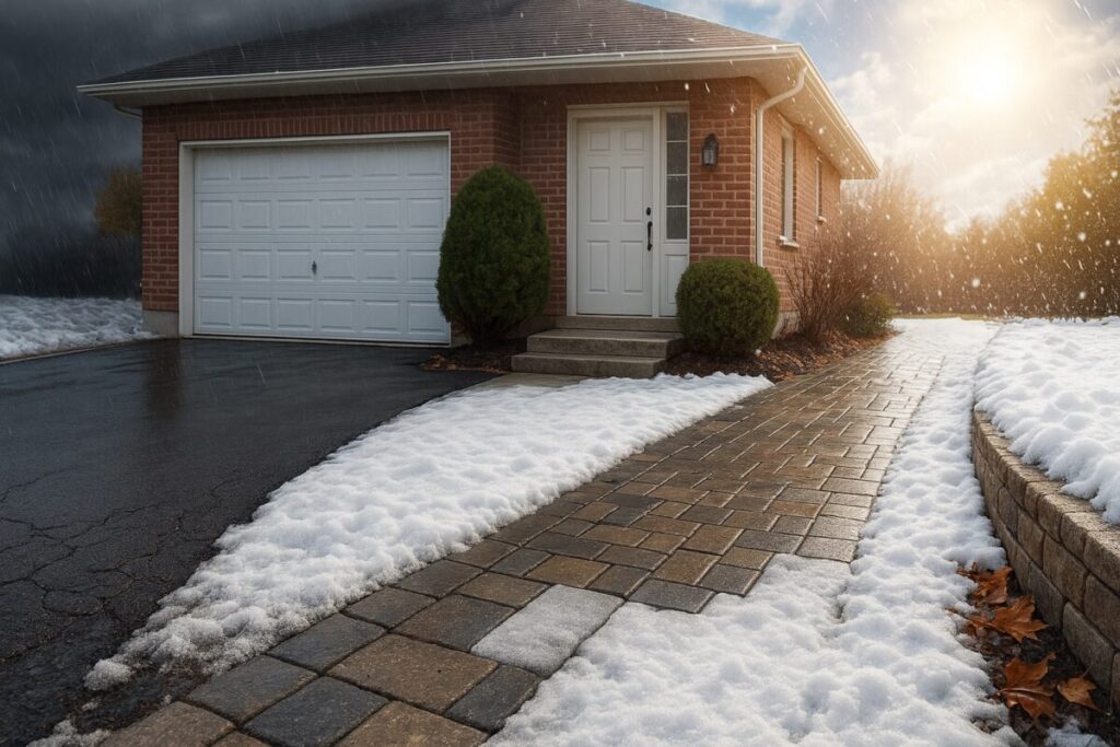 No Limit Sealing - Affordable Driveway Sealing, Interlock Sealing, Garage Ramp Installation, Driveway Extension, Crack Filling, Driveway Painting and Asphalt Maintenance in Vaughan, Richmond Hill, Maple, Markham, Woodbridge, Aurora - driveway sealing - How Weather Effects asphalt and interlock driveways