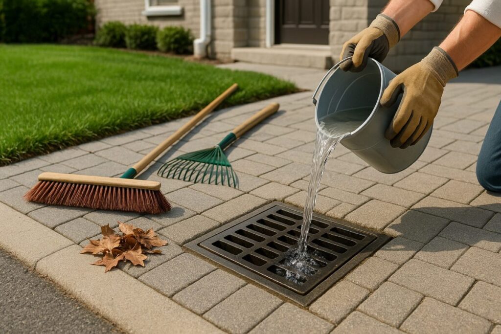 No Limit Sealing - Affordable Driveway Sealing, Interlock Sealing, Garage Ramp Installation, Driveway Extension, Crack Filling, Driveway Painting and Asphalt Maintenance in Vaughan, Richmond Hill, Maple, Markham, Woodbridge, Aurora - driveway sealing - Catch Basin Repair Services