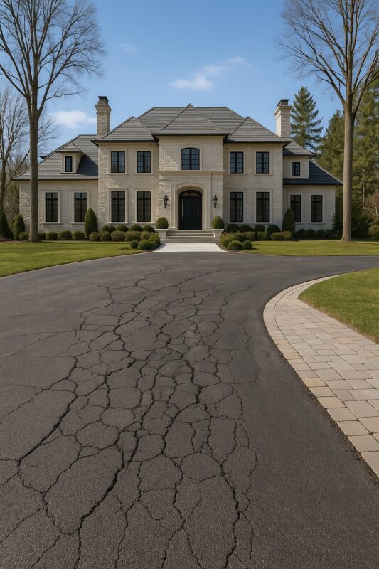 No Limit Sealing - Affordable Driveway Sealing, Interlock Sealing, Garage Ramp Installation, Driveway Extension, Crack Filling, Driveway Painting and Asphalt Maintenance in Vaughan, Richmond Hill, Maple, Markham, Woodbridge, Aurora - driveway sealing - Thaw-Freeze Cycle 2