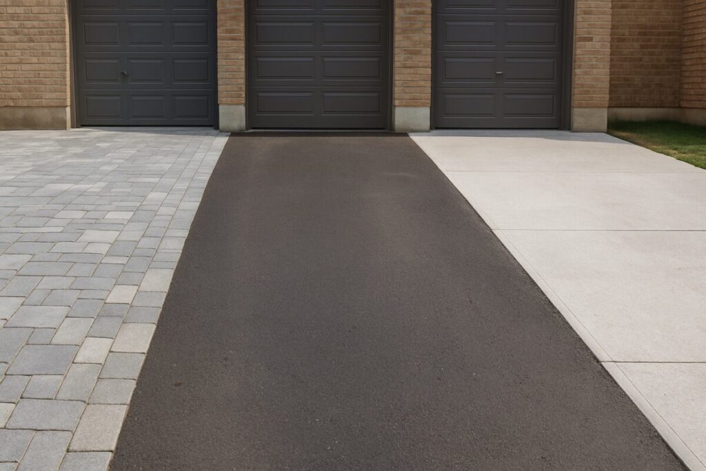 No Limit Sealing - Affordable Driveway Sealing, Interlock Sealing, Garage Ramp Installation, Driveway Extension, Crack Filling, Driveway Painting and Asphalt Maintenance in Vaughan, Richmond Hill, Maple, Markham, Woodbridge, Aurora - driveway sealing - Asphalt or Concrete or Interlock Which is Better for Driveway?