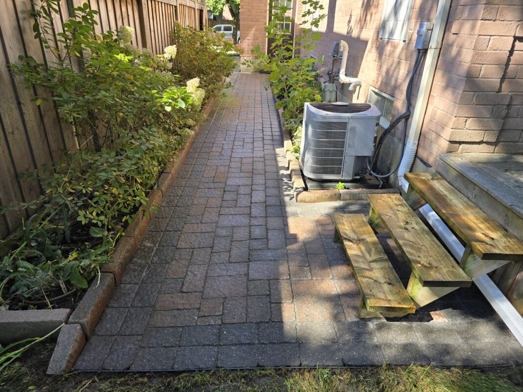 AFTER - No Limit Sealing Interlock Driveway Sealing and Repair from No Limit Sealing - Affordable Driveway Sealing, Interlock Sealing, Garage Ramp Installation, Driveway Extension, Crack Filling, Driveway Painting and Asphalt Maintenance in Toronto, Vaughan, Richmond Hill, Maple, Markham, Woodbridge, Aurora, King City, Newmarket and GTA