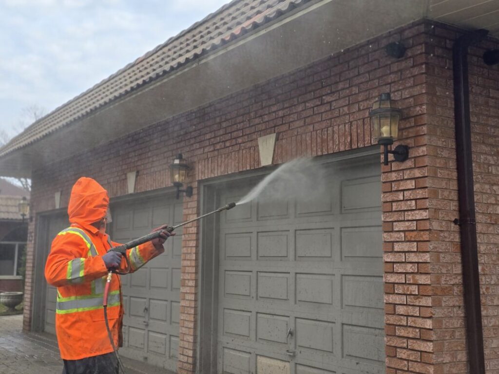 Pressure Washing from No Limit Sealing - Affordable Pressure Washing, Driveway Sealing, Interlock Sealing, Garage Ramp Installation, Driveway Extension, Crack Filling, Driveway Painting and Asphalt Maintenance in Toronto, Vaughan, Richmond Hill, Maple, Markham, Woodbridge, Aurora, King City, Newmarket and GTA