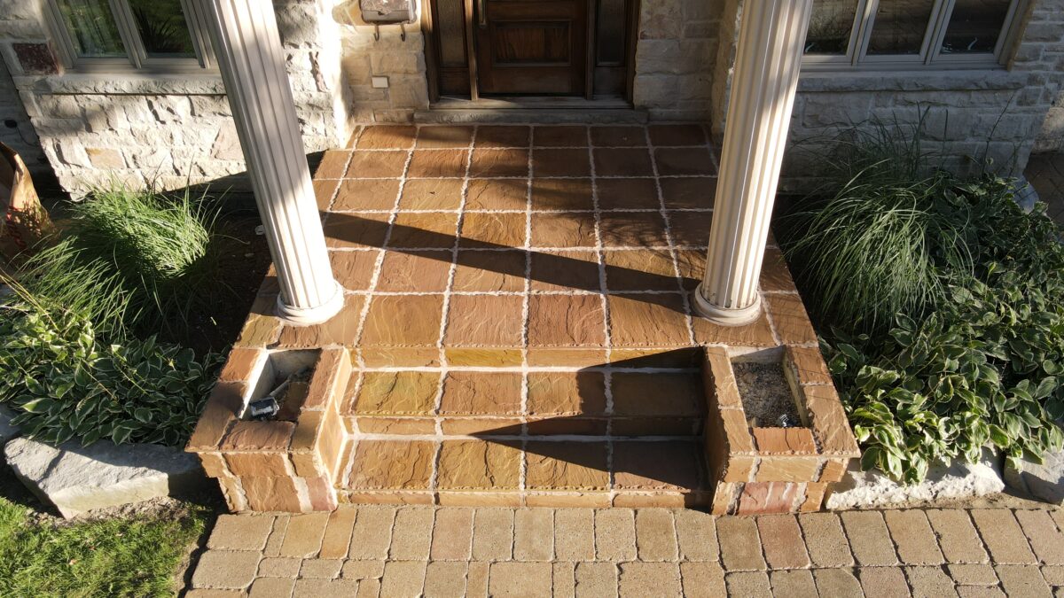 AFTER - No Limit Sealing Interlock Driveway Sealing and Repair from No Limit Sealing - Affordable Driveway Sealing, Interlock Sealing, Garage Ramp Installation, Driveway Extension, Crack Filling, Driveway Painting and Asphalt Maintenance in Toronto, Vaughan, Richmond Hill, Maple, Markham, Woodbridge, Aurora, King City, Newmarket and GTA