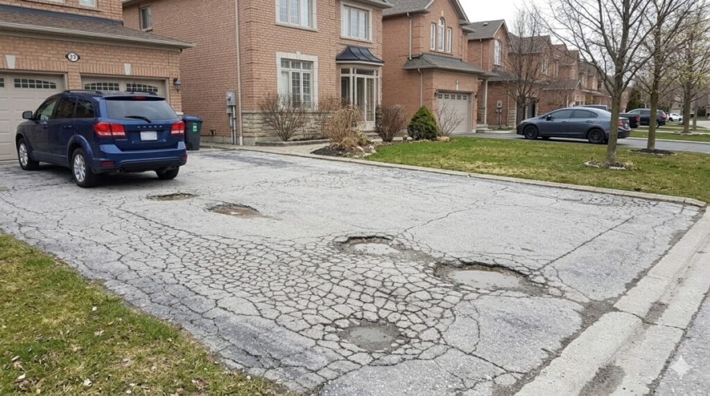 Signs Your Driveway Needs Sealing - No Limit Sealing - Affordable Driveway Sealing, Interlock Sealing, Garage Ramp Installation, Driveway Extension, Crack Filling, Driveway Painting, Pressure washing, and Asphalt Maintenance in Vaughan, Richmond Hill, Maple, Markham, Woodbridge, Aurora - pothole repair and driveways maintenance - No Limit Sealing Signs Your Driveway Needs Sealing - No Limit Sealing - Affordable Driveway Sealing, Interlock Sealing, Garage Ramp Installation, Driveway Extension, Crack Filling, Driveway Painting, Pressure washing, and Asphalt Maintenance in Vaughan, Richmond Hill, Maple, Markham, Woodbridge, Aurora - pothole repair and driveways maintenance