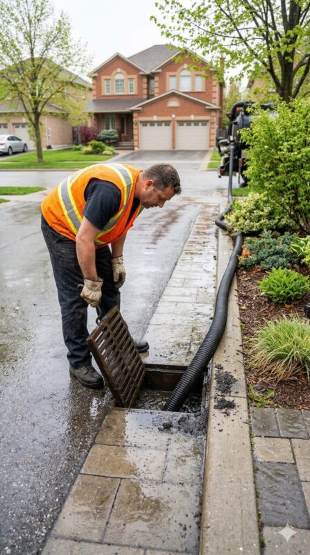 Catch Basin Repair Services - No Limit Sealing - Affordable Driveway Sealing, Interlock Sealing, Garage Ramp Installation, Driveway Extension, Crack Filling, Driveway Painting and Asphalt Maintenance in Vaughan, Richmond Hill, Maple, Markham, Woodbridge, Aurora.