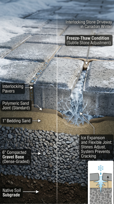 Asphalt Driveway vs Interlock, which one is better? - No Limit Sealing - Affordable Interlock Construction, Interlock Sealing, Garage Ramp Installation, Driveway Extension, Crack Filling, Driveway Painting and Asphalt Maintenance in Vaughan, Richmond Hill, Maple, Markham, Woodbridge, Aurora, Newmarket.