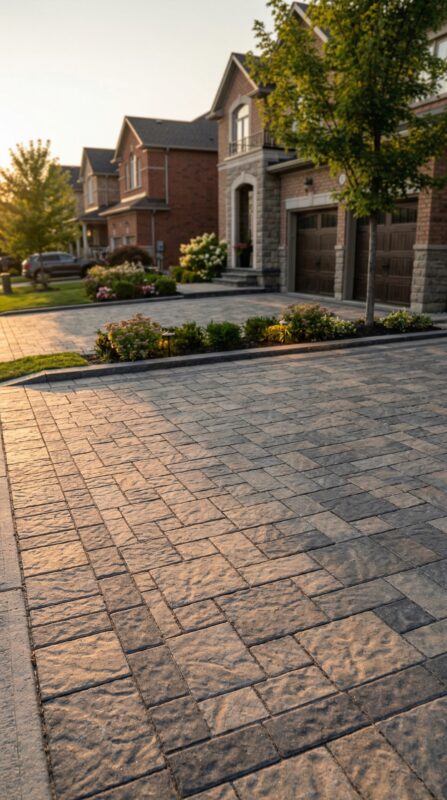 Asphalt Driveway vs Interlock, which one is better? - No Limit Sealing - Affordable Interlock Construction, Interlock Sealing, Garage Ramp Installation, Driveway Extension, Crack Filling, Driveway Painting and Asphalt Maintenance in Vaughan, Richmond Hill, Maple, Markham, Woodbridge, Aurora, Newmarket.