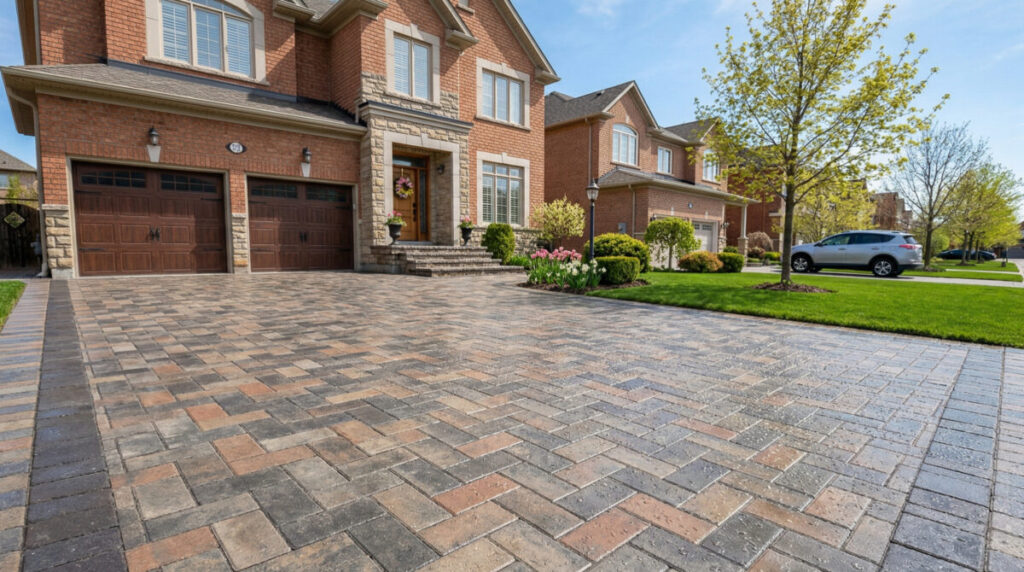 Interlock Driveways Do Interlock Driveways Need Sealing, and How Often Should It Be Done? - No Limit Sealing - Affordable Interlock Construction, Interlock Sealing, Garage Ramp Installation, Driveway Extension, Crack Filling, Driveway Painting and Asphalt Maintenance in Vaughan, Richmond Hill, Maple, Markham, Woodbridge, Aurora, Newmarket and beyond.